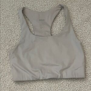 Girlfriend Collective Light tan Sports Bra Sz M